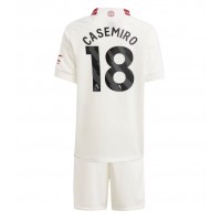 Manchester United Casemiro #18 3rd trikot Kinder 2023-24 Kurzarm (+ Kurze Hosen)